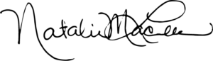 Natalie MacLees' signature